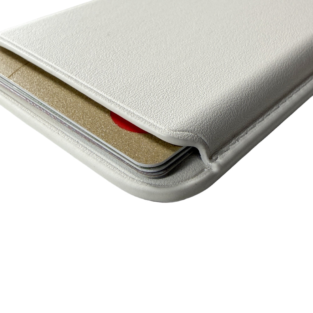 MagSafe portemonnee wit met gravure