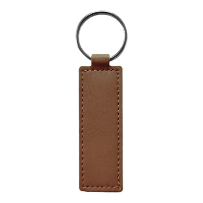 Sleutelhanger leer