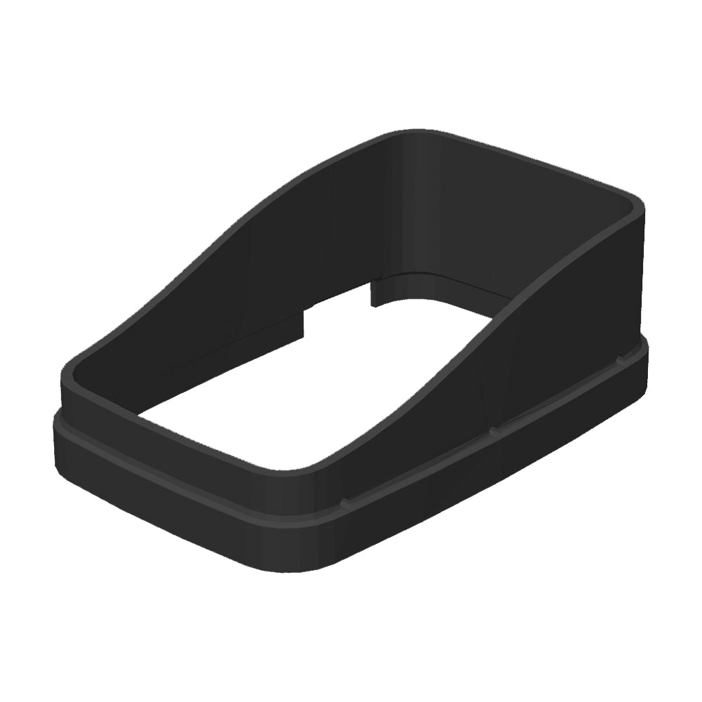 Zonnekap voor TomTom Rider, zijaanzicht